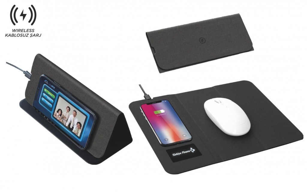 Wireless Şarjlı Mouse Pad